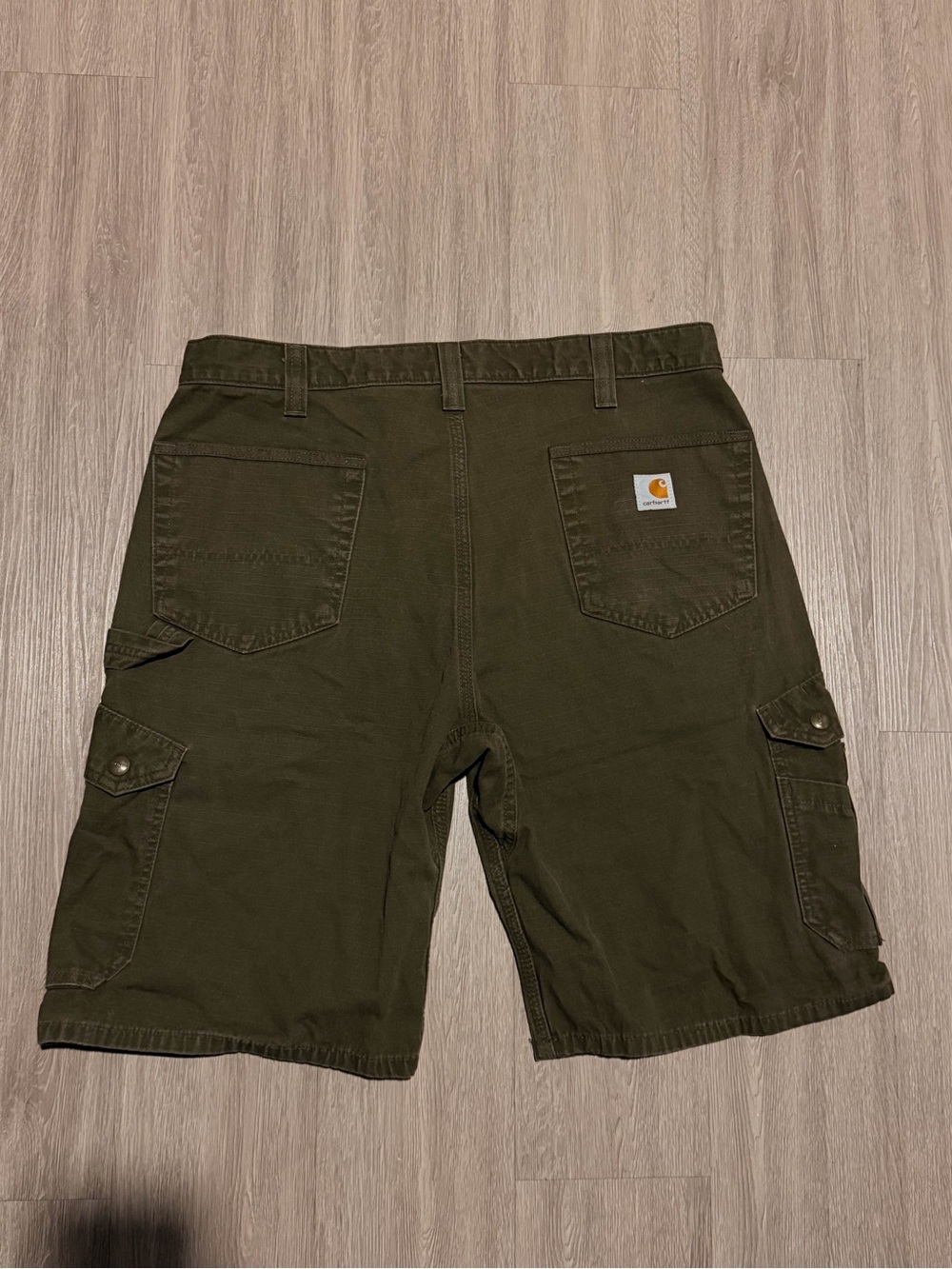 Carhartt Relaxed Fit Rugged Flex Cargo Shorts Men's Size 36 Work Green Olive